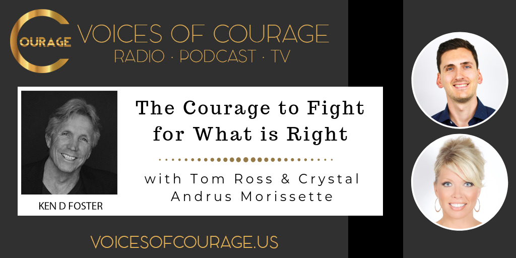 Voices of Courage - Episode 065 Show Graphic - The Courage to Fight for What is Right